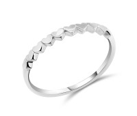 Cute Hearts Silver Ring NSR-498